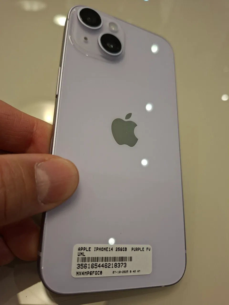 iPhone 14 256GB Roxo - Sem detalhes, muito lindo!