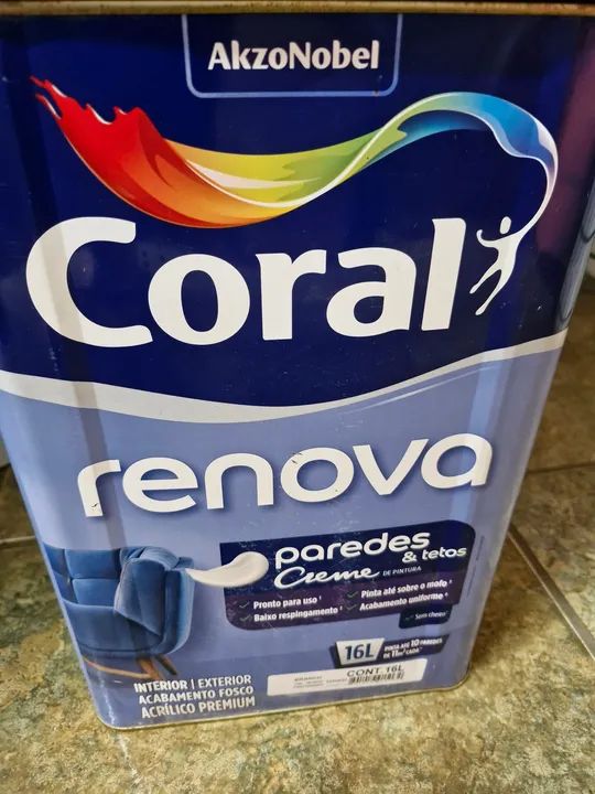 Tinta Coral Renova Creme - Coral