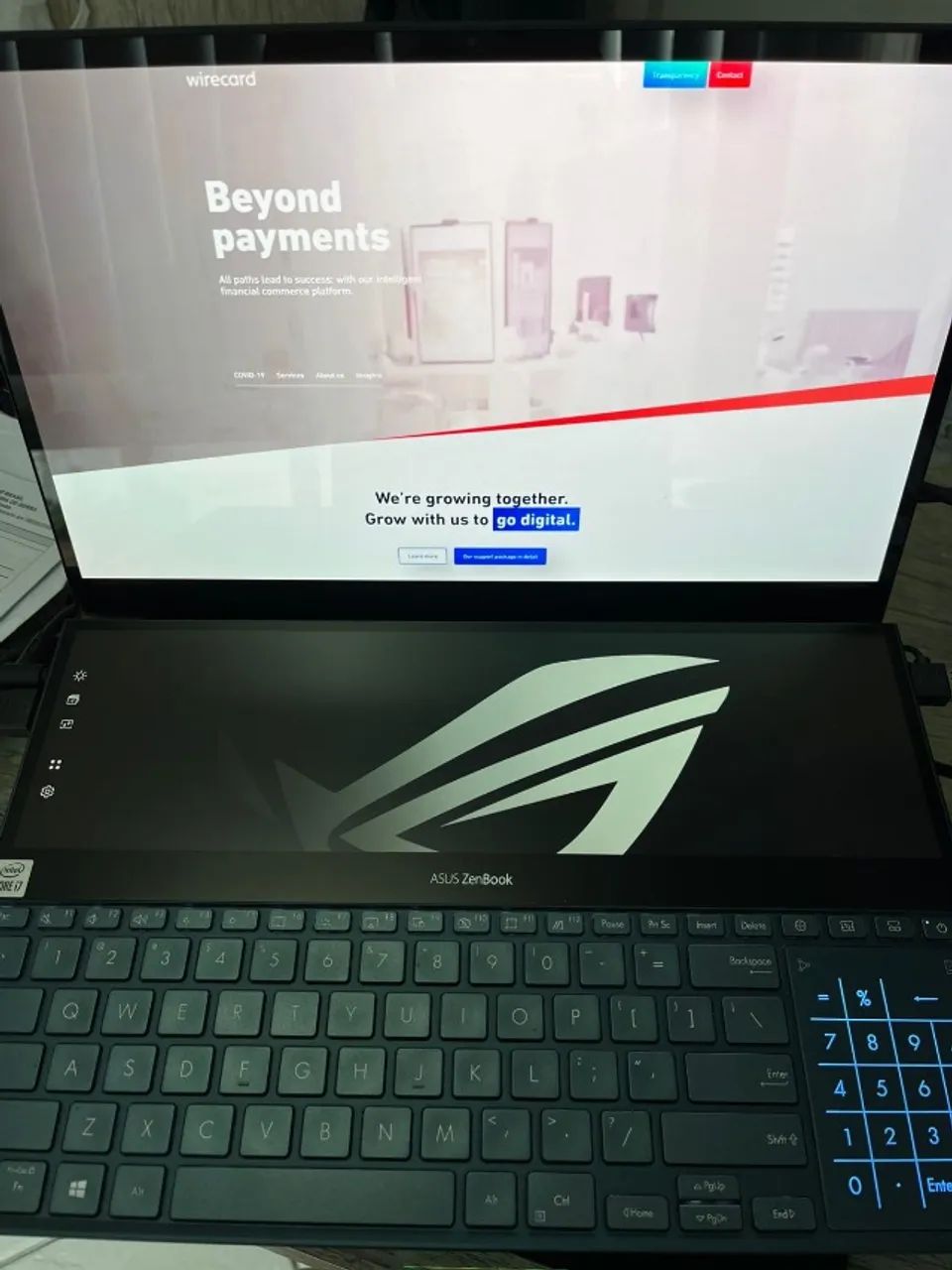 Notebook Asus GAMER - i7 Placa de video Rtx 2060 16 GB 1 TB 2 telas 4k  - Foto 2