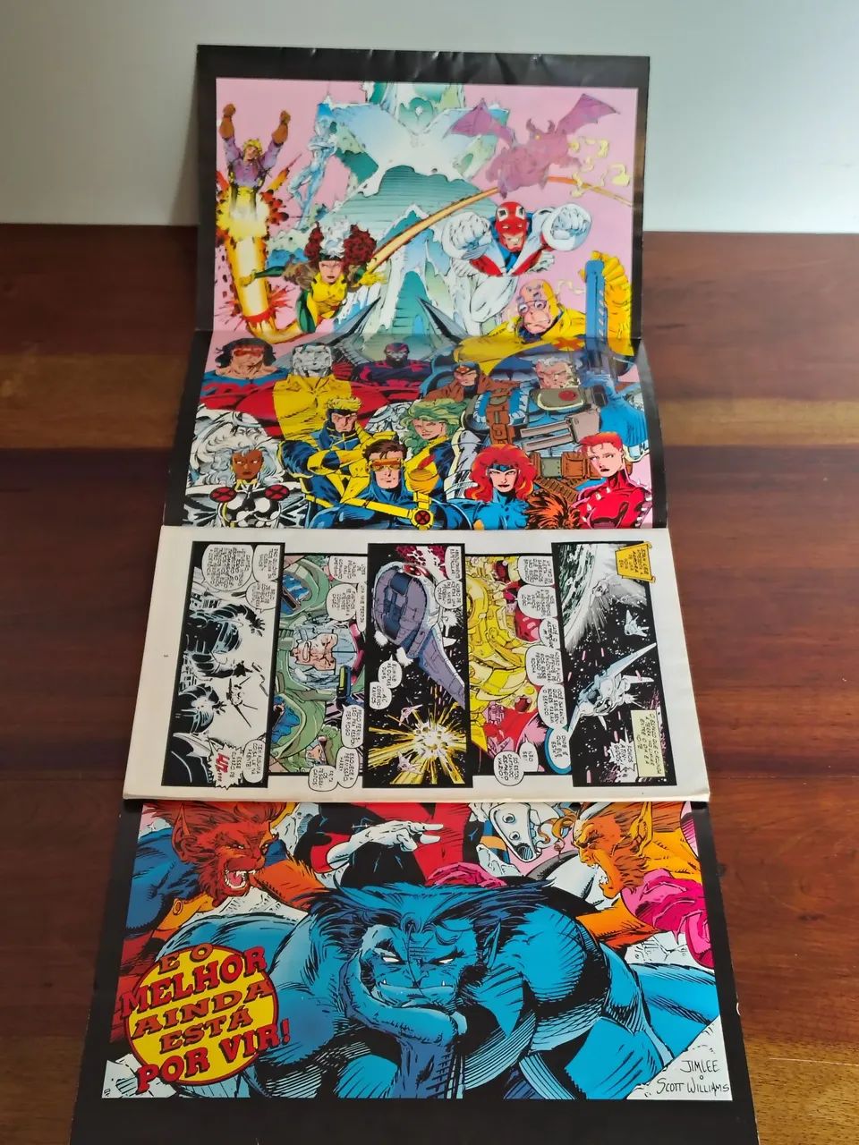 X-Men # 1 Editora Abril c/ Capa Pôster de Jim Lee - Livros e