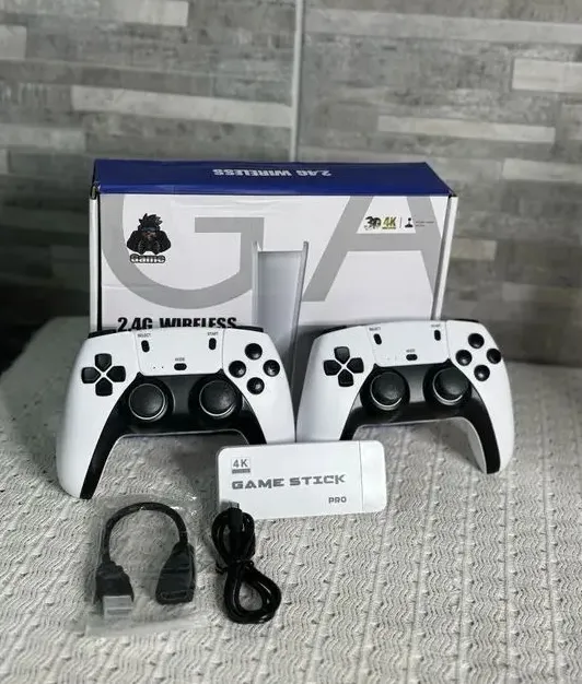 Console PS1 Retro 4K M15 Portatil Controles Sem Fio Novo 20Mil Jogos Fliperama