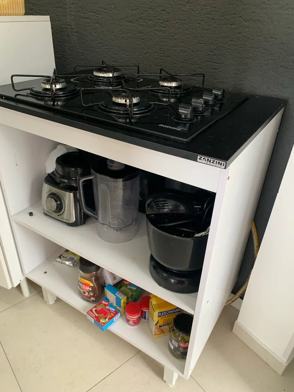 Vendo fogão cooktop com suporte