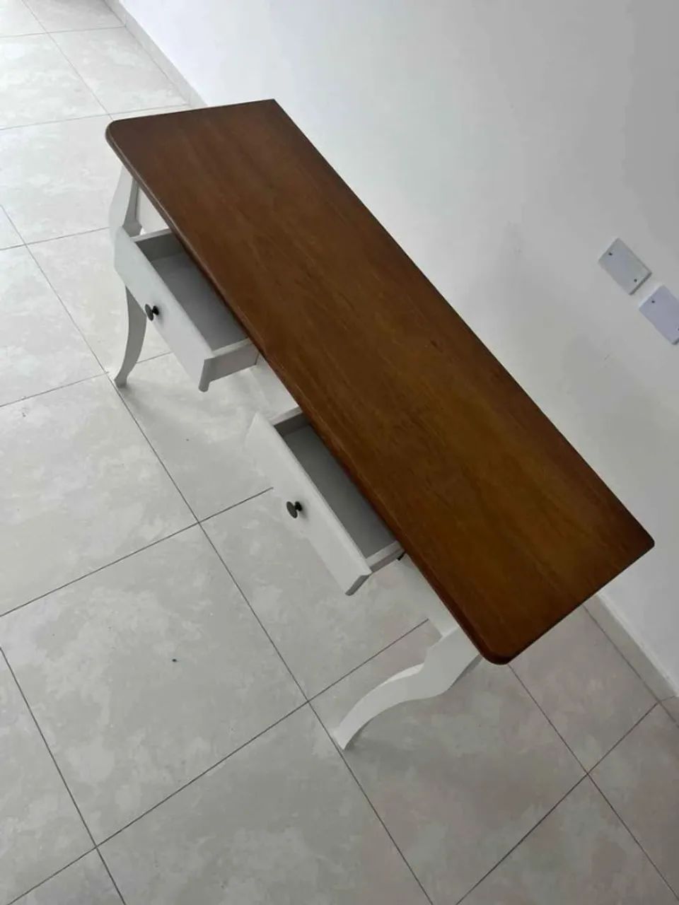 Aparador rustico branco de madeira   - Foto 5