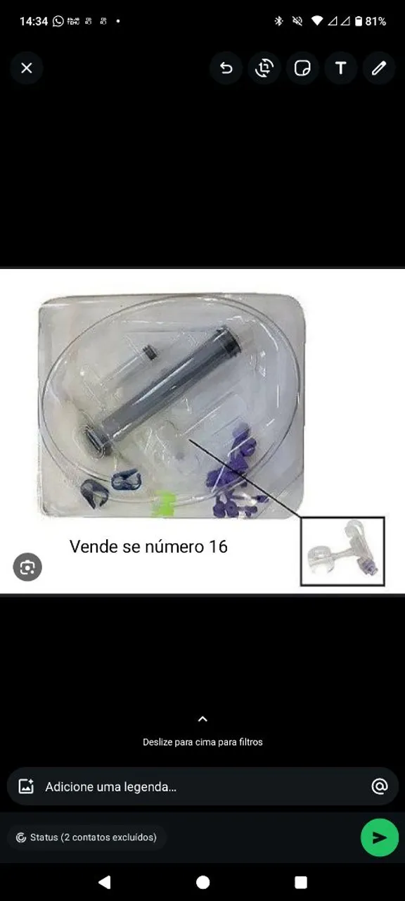 Kit sonda gastrostomia