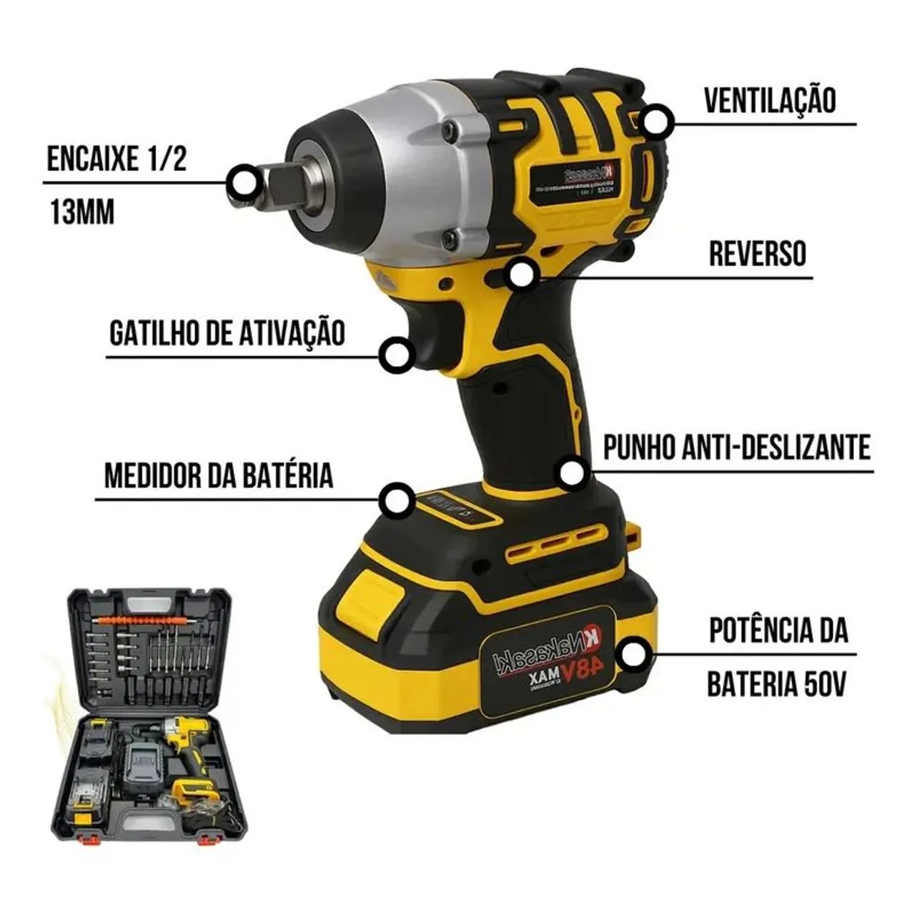 CHAVE IMPACTO 48V KAWASAKI - Alvenaria - Messejana, Fortaleza