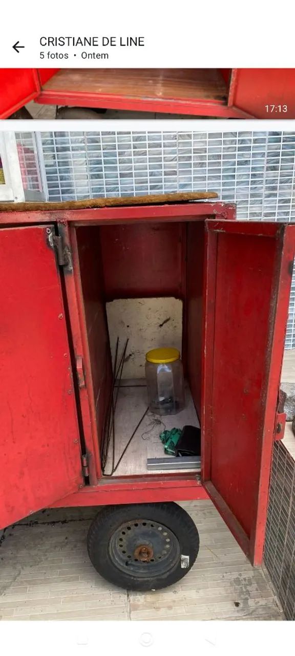 CARRINHO  PARA VENDA DE SALGADOS EVT..R$ 800 - Foto 4