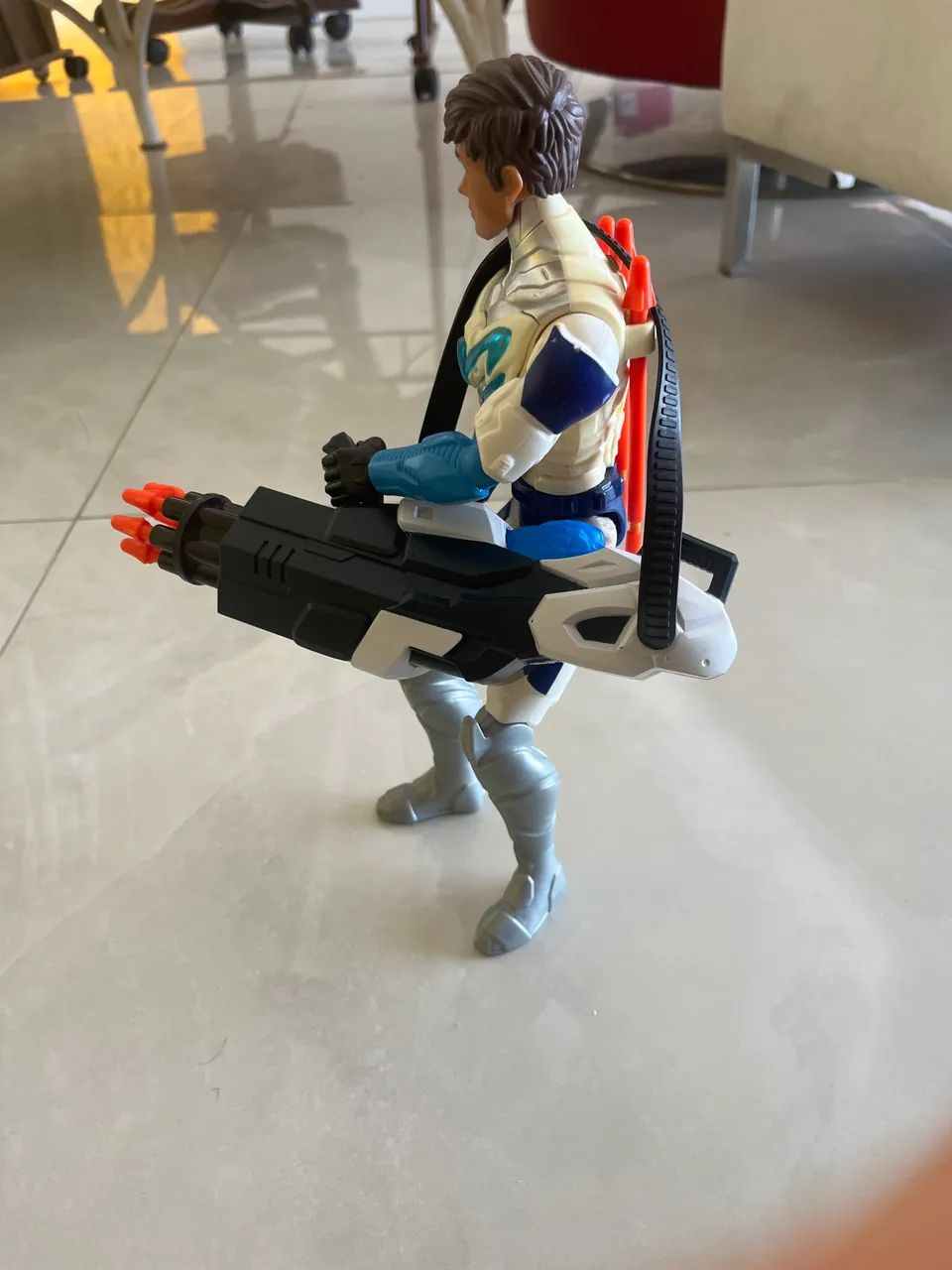 Boneco Max Steel com minigun - Foto 4