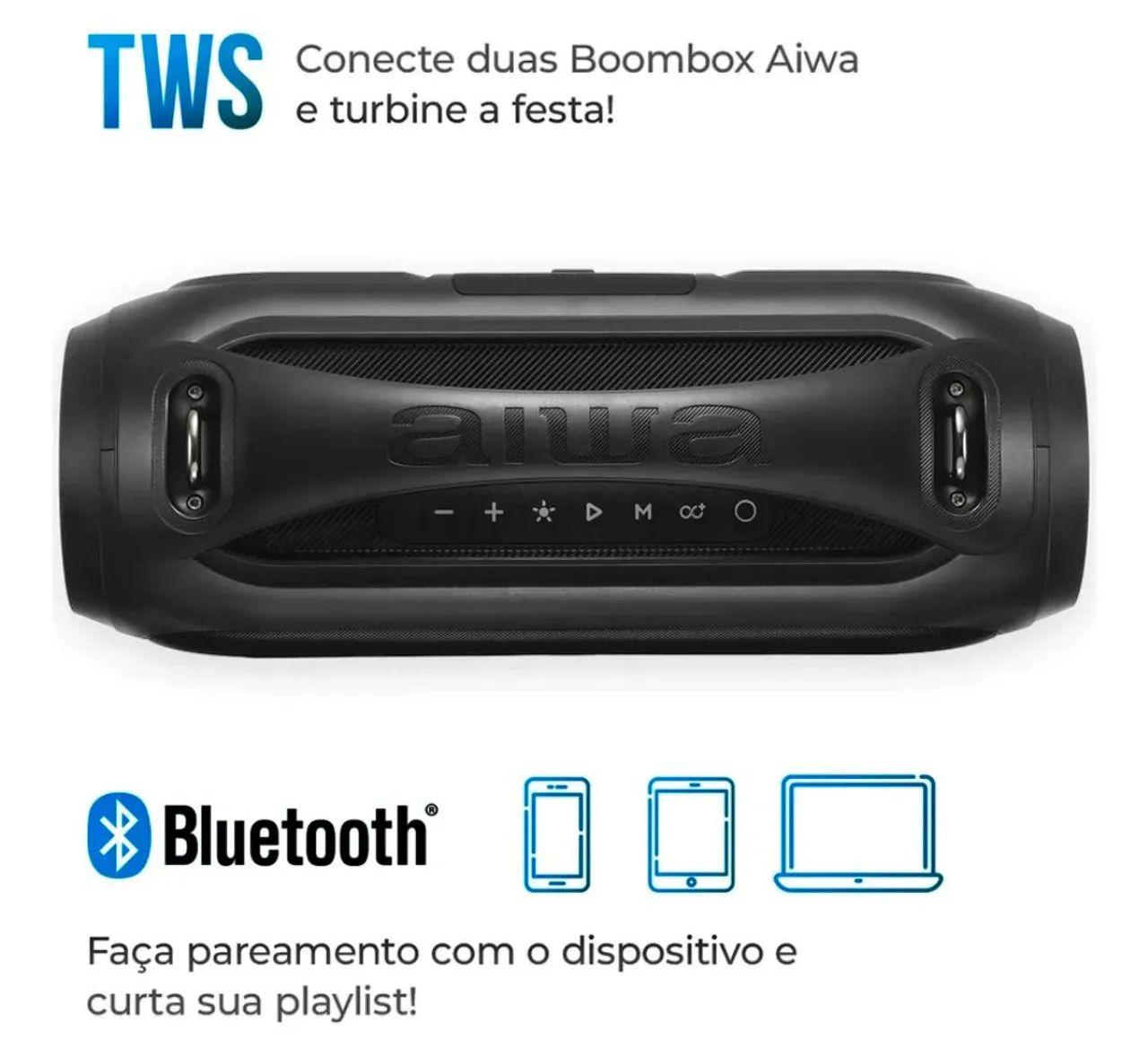 Caixa de Som Boombox - Lacrada! - Foto 4