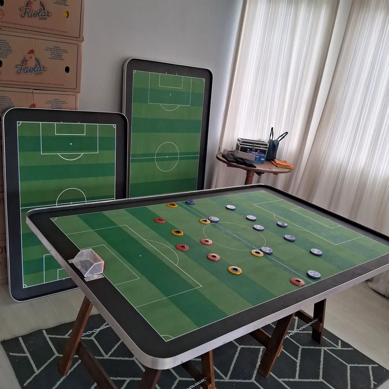 Mesa para futebol de botão, 3 tamanhos