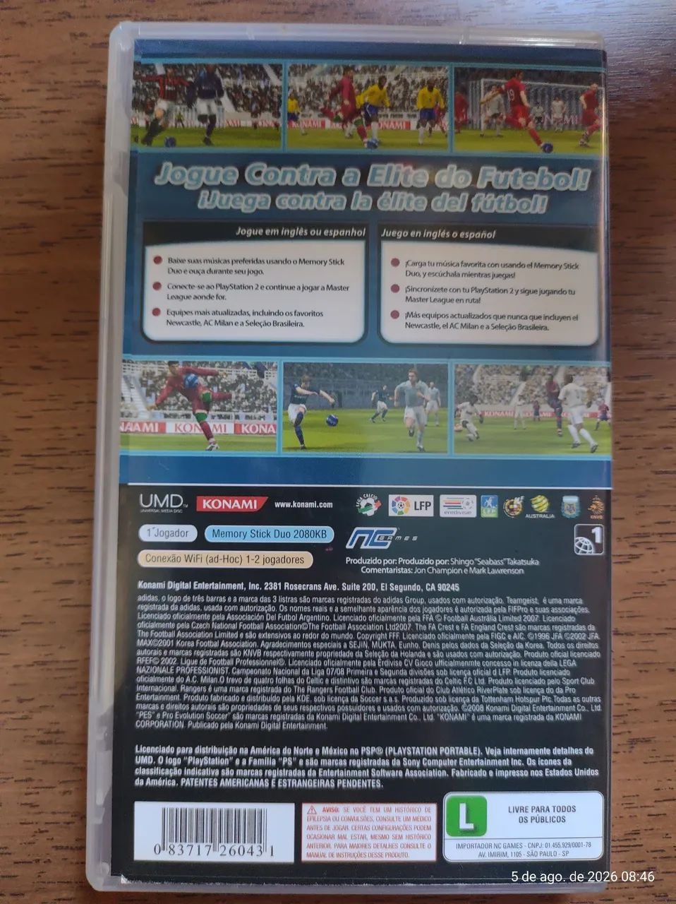 PES 2008 - PSP - Foto 2