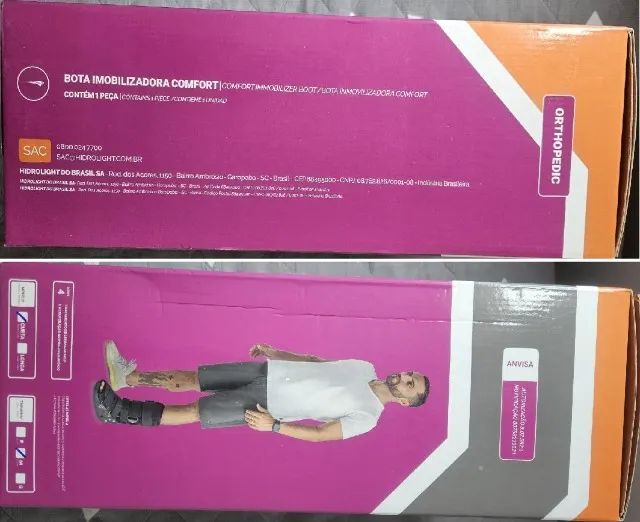 Bota Imobilizadora Comfort Hidrolight (produto usado) - Foto 3