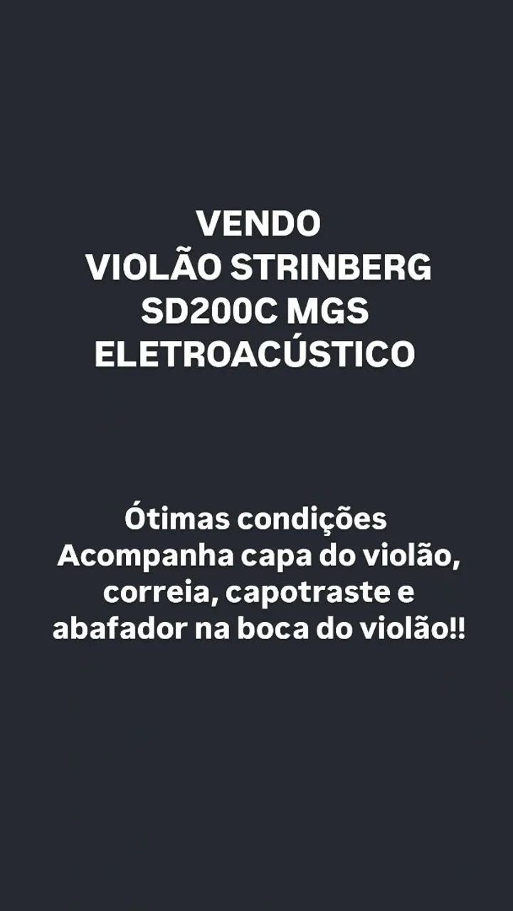 Violão Strinberg SD200C MGS eletroacústico  - Foto 3