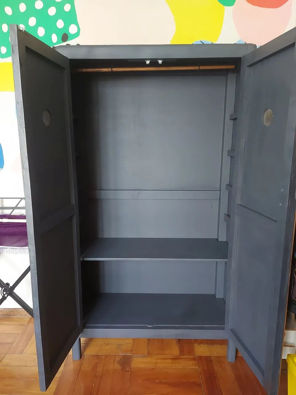 Armário Guarda Roupas Estilo Industrial - Foto 3