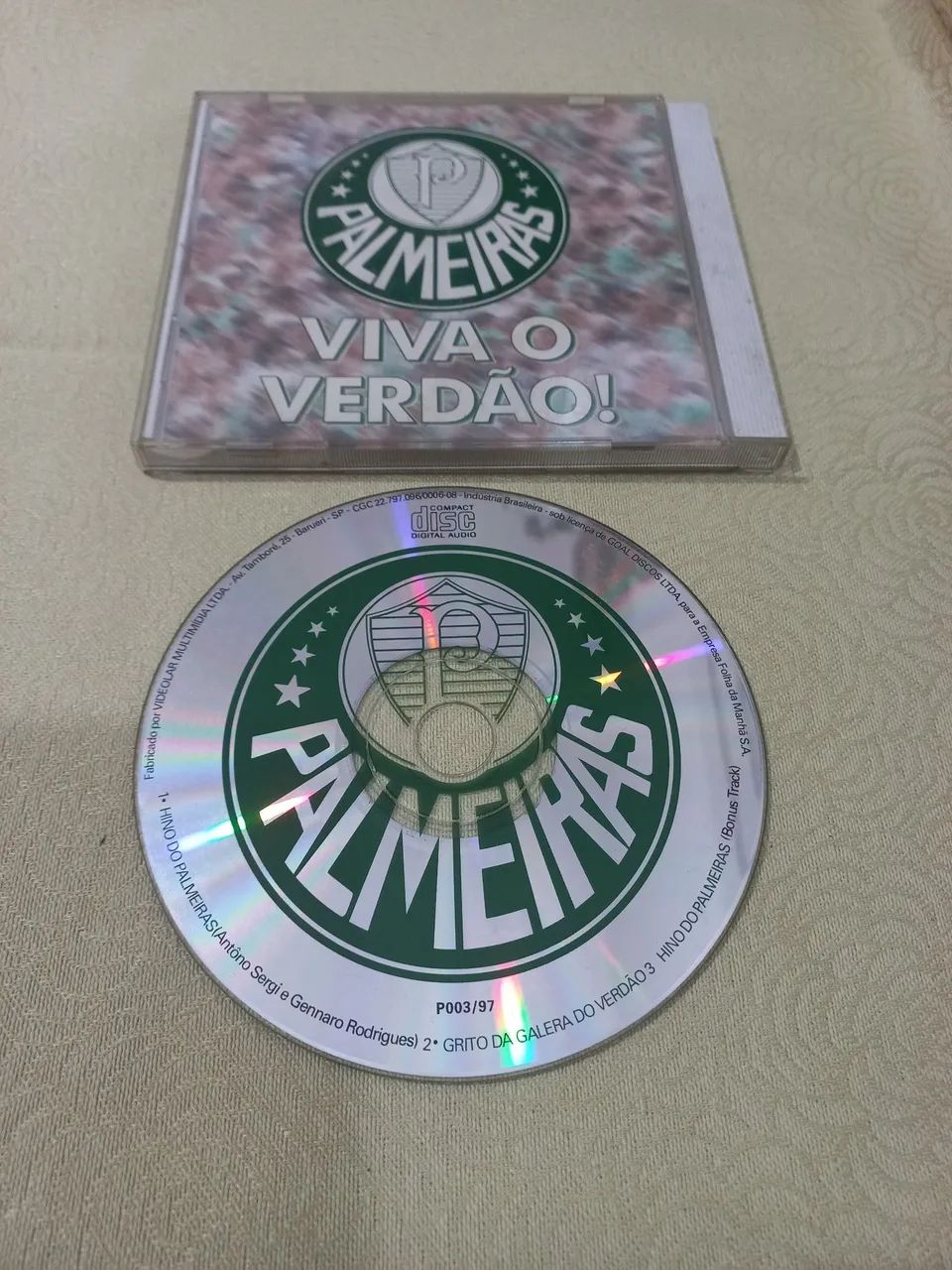 Cd  Palmeiras viva o verde 