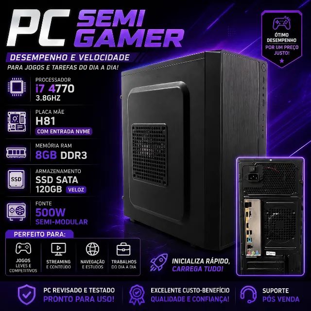 PC i7 8GB SSD