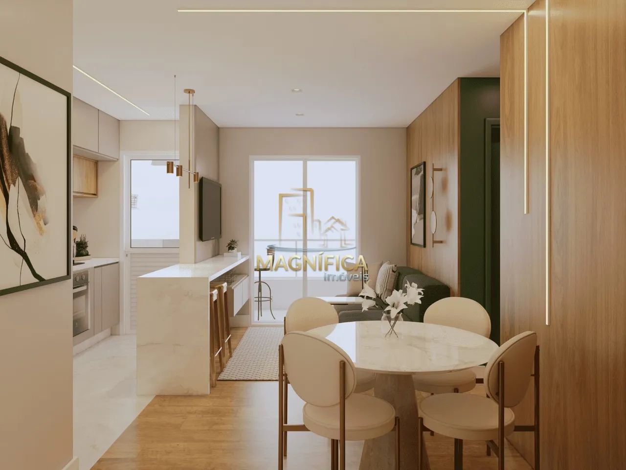 Apartamento 2 Dormitórios com Suíte  Galápagos | Xaxim - Foto 2