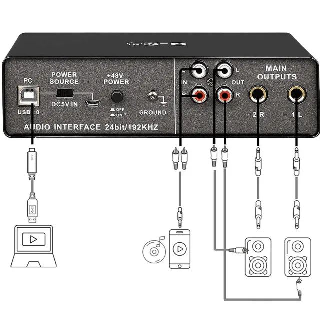 Interface De Áudio Usb Q-24 (LACRADAS)  - Foto 4