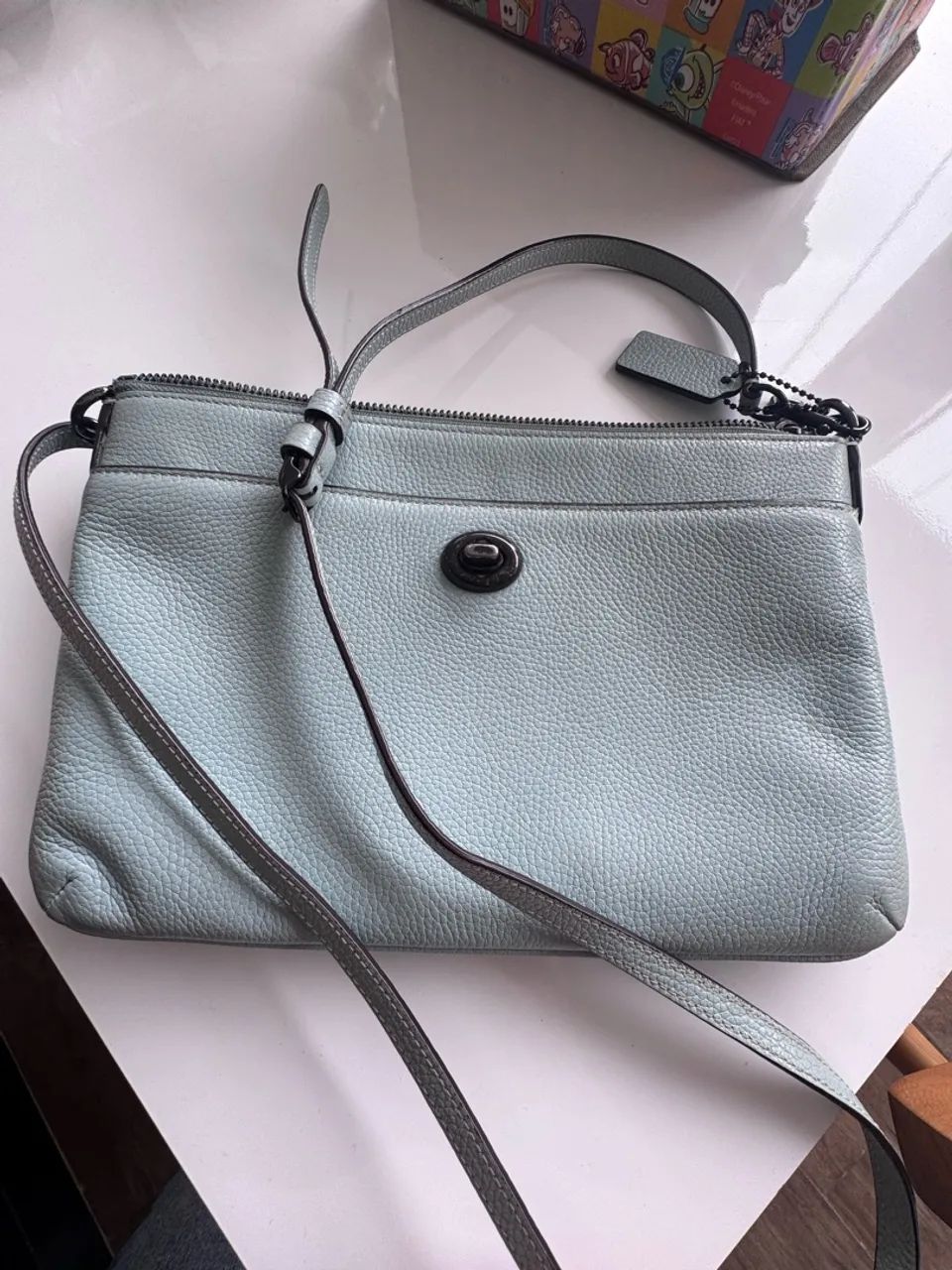 Bolsa azul COACH  - Foto 4