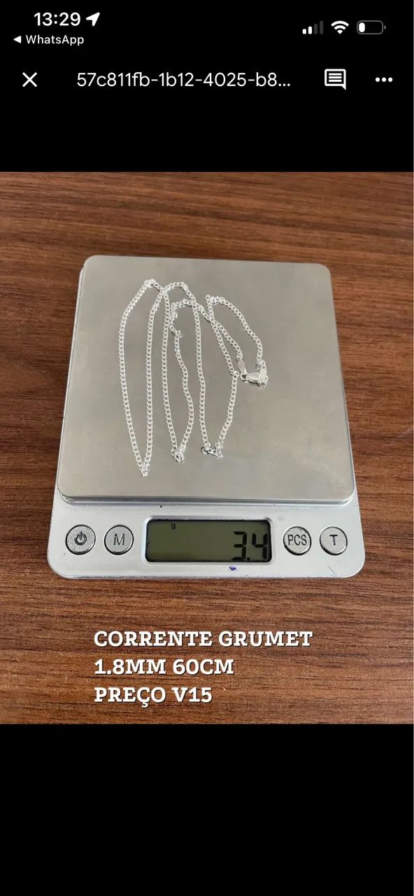 Corrente prata  - Foto 2