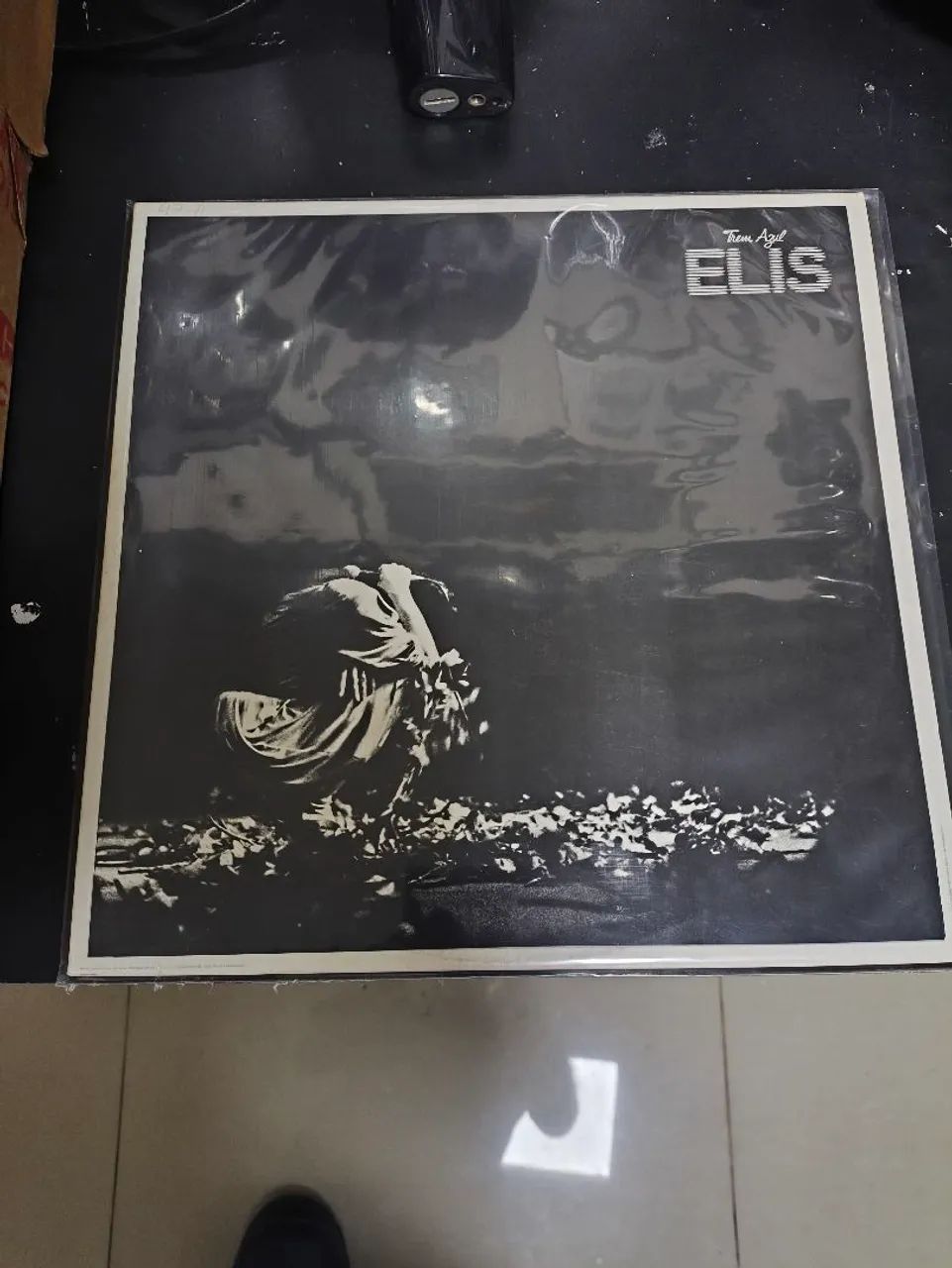 Disco de vinil Elis Regina trem azul 