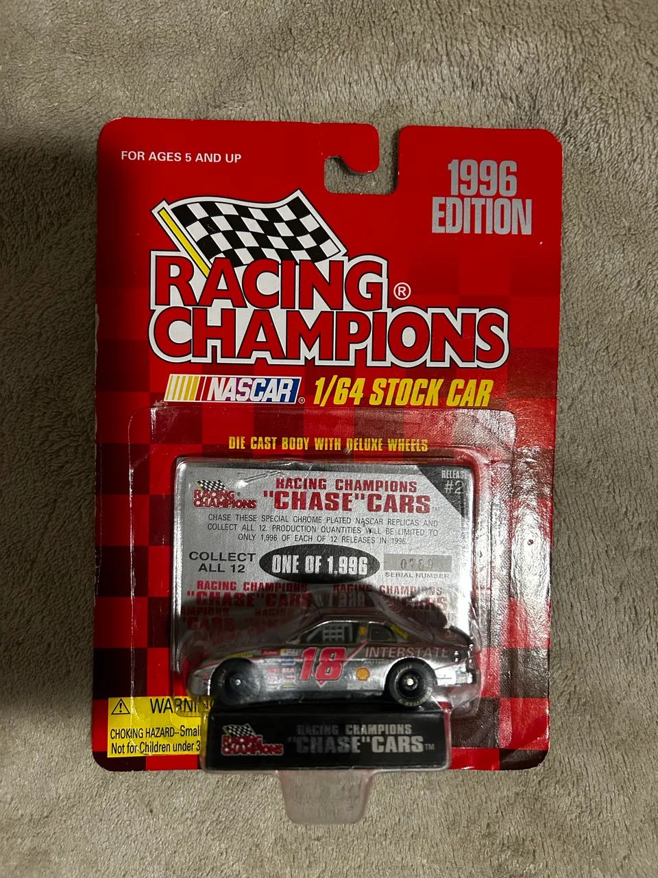 Racing Champions Chrome Chase 1:64 Bobby Labonte #18 1996