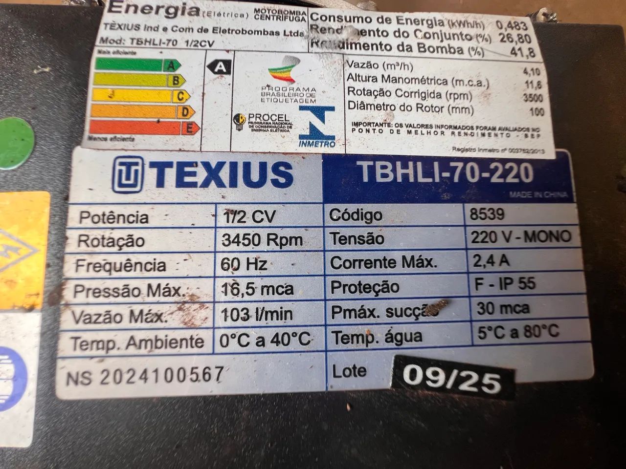 Pressurizador Texius TC 18R