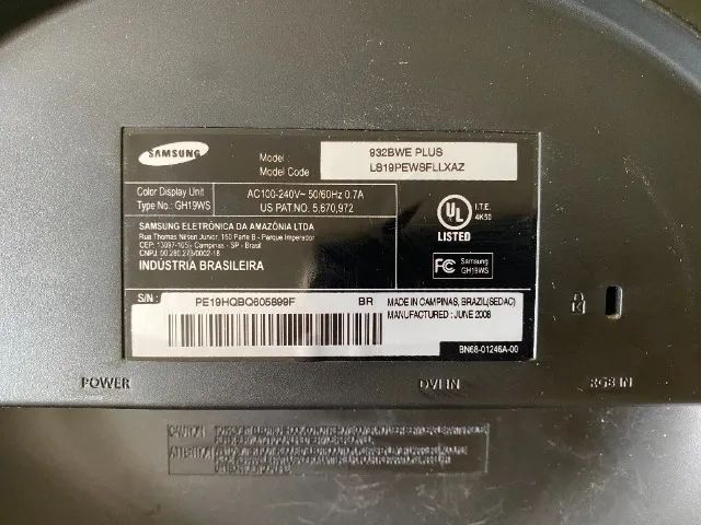 Monitor Samsung Lcd 932bwe Plus - Foto 3
