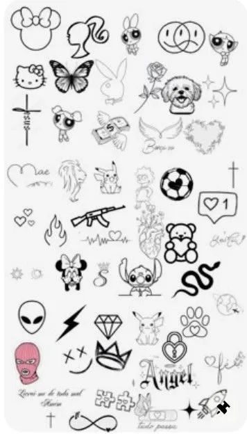 TATUAGENS MINIMALISTA  - Foto 2