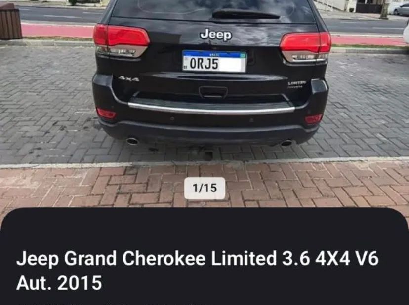 Jeep Grand Cherokee Grand Cherokee Limited 3.6 4x4 V6 Aut. 2015