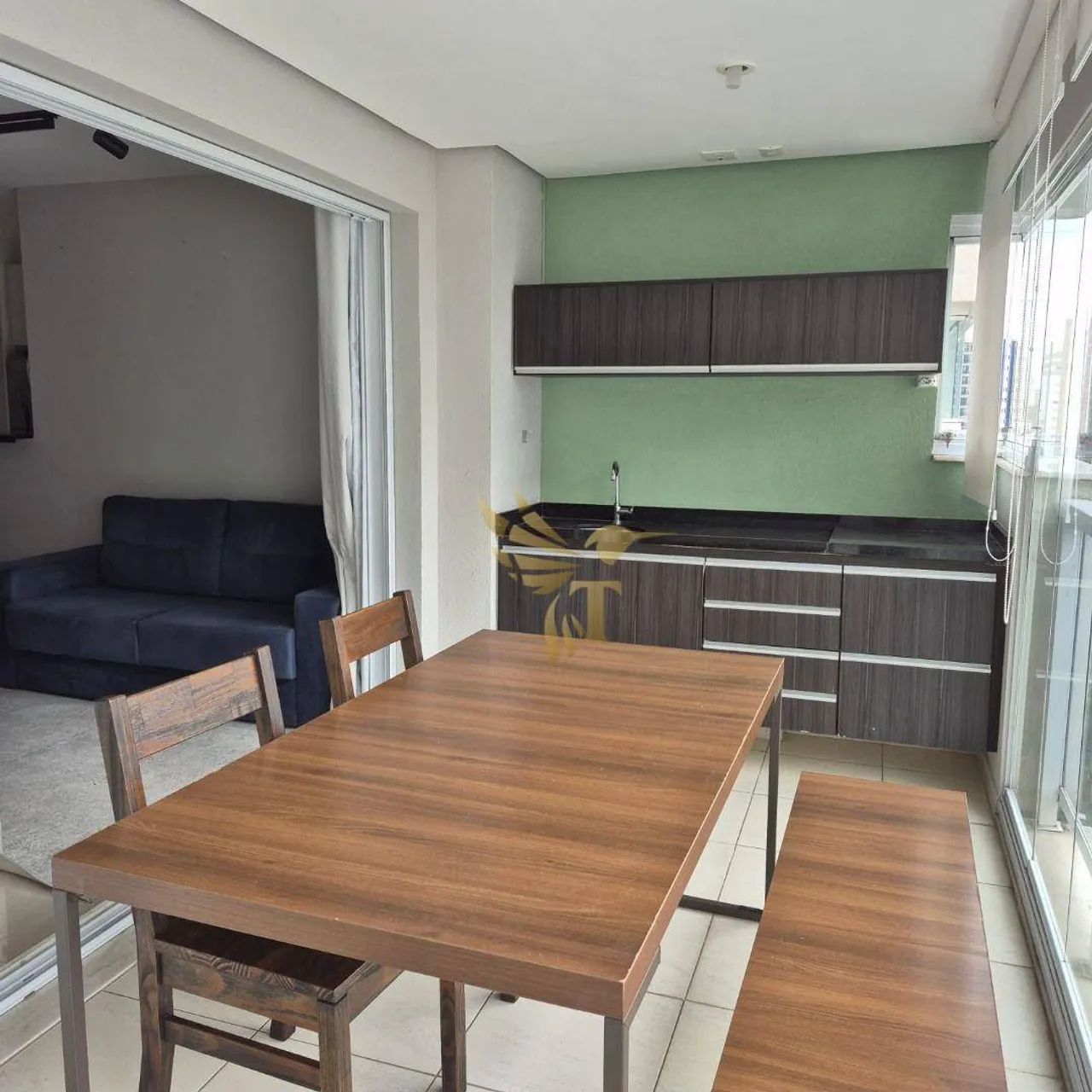 Apartamento com 1 dormitório para alugar, 53 m² por R$ 5.034/mês - Jardim Anália Franco -  - Foto 2