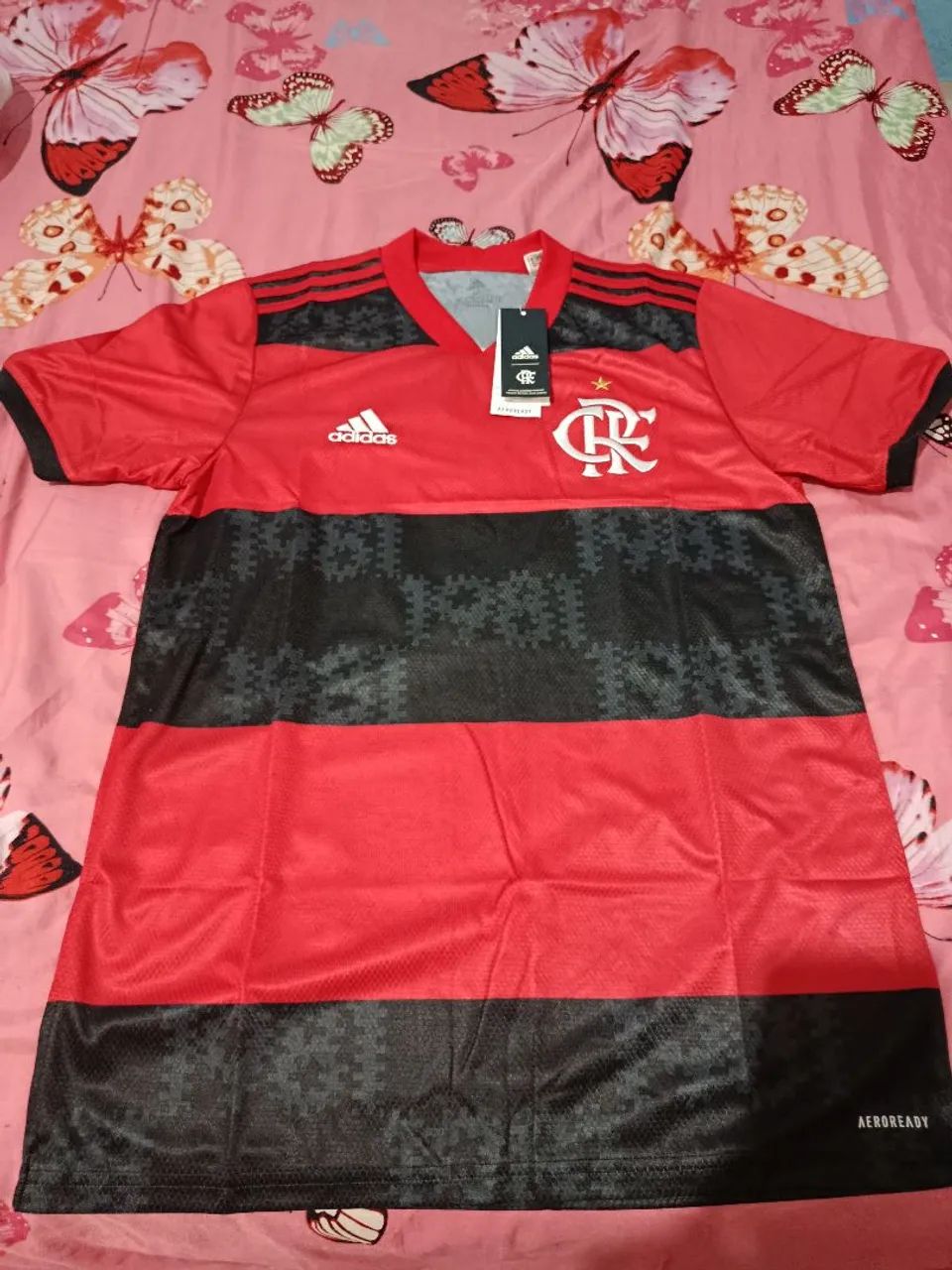 Camisa 1 flamingo versão torcedor 21/22 original  - Foto 2