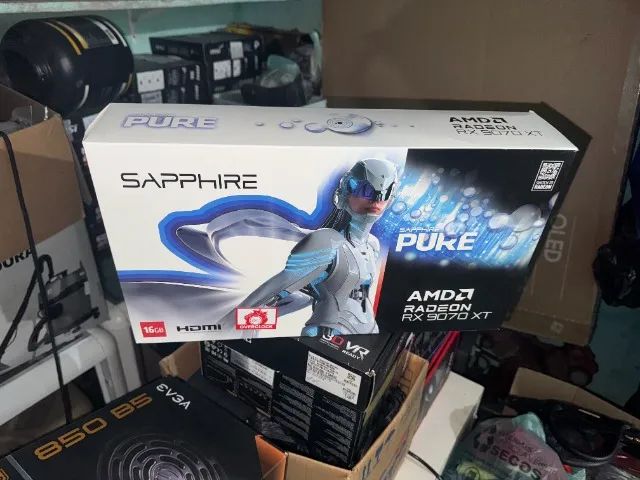 AMD RX 9070 XT 16GB Sapphire Pure White New FSR4 (Nova) - Placas