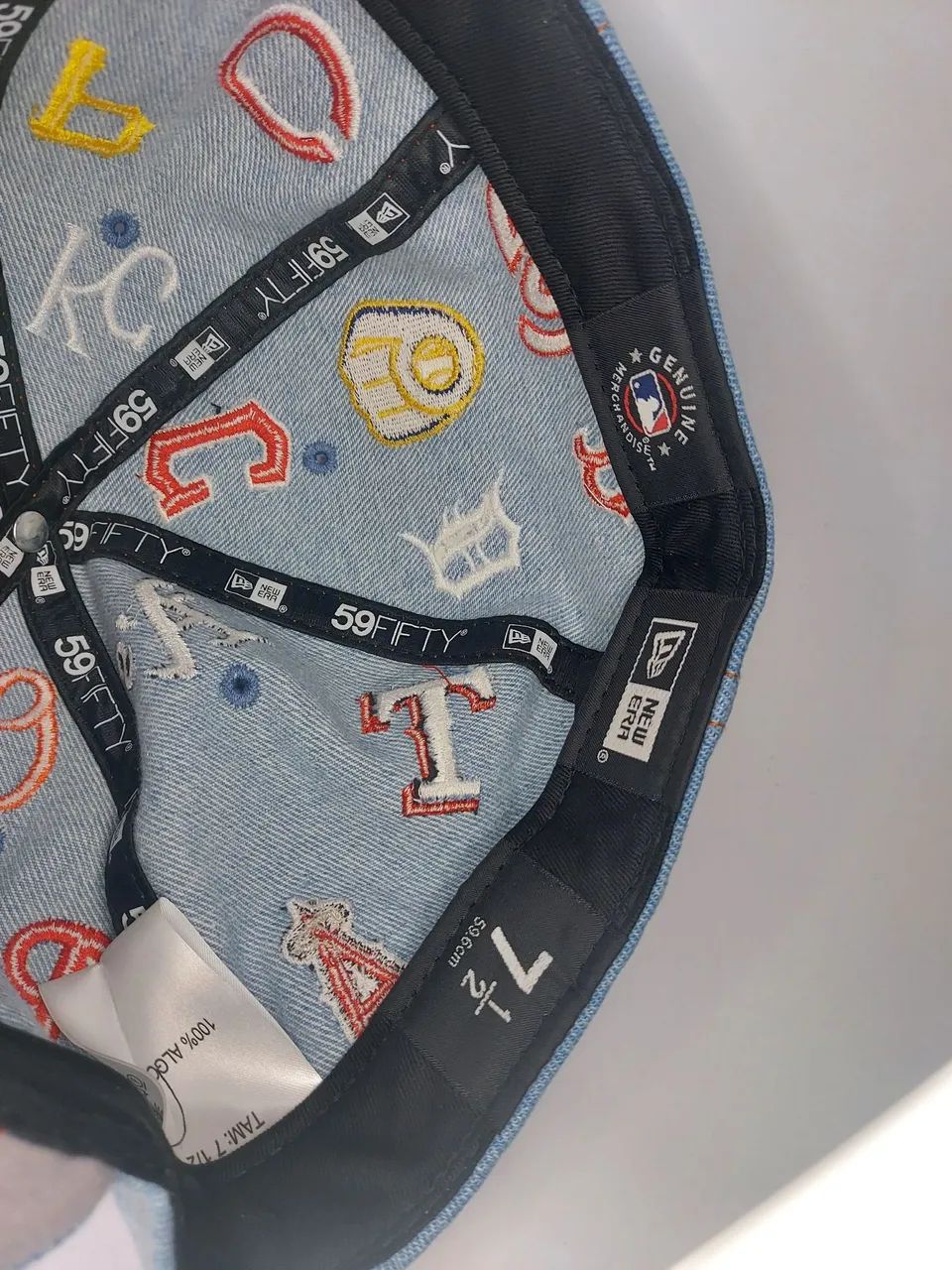 Boné New era - 59fifty  - Logo - baseball - Mlb - tamanho 7 1/2 - Foto 5