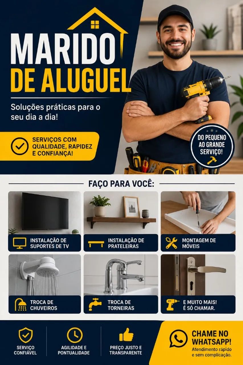 Marido de Aluguel - Serviços Residenciais com Qualidade e Confiança