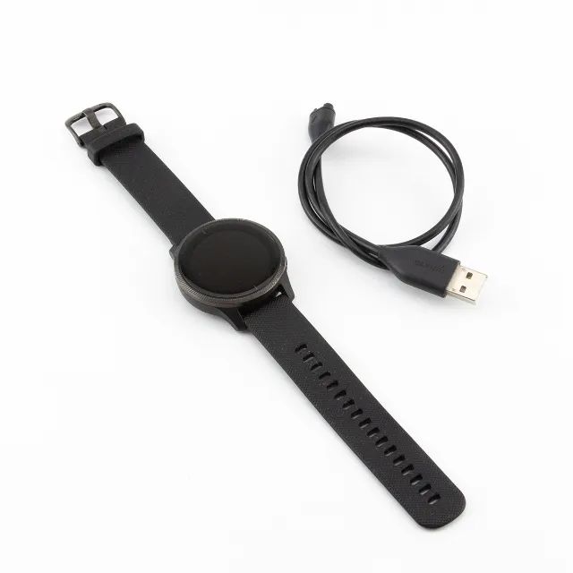 Smartwatch Relógio Pulso Garmin Venu Preto Ardósia Defeito - Foto 6