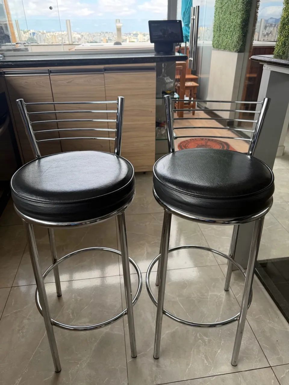 2 Banquetas alumínio cozinha - Foto 3