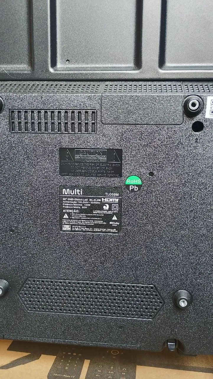 Smart TV Multi Roku 50 polegadas, nova. - Foto 5