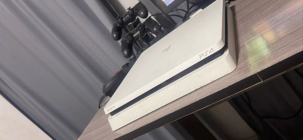 PS4 SLIM BRANCO - Foto 5
