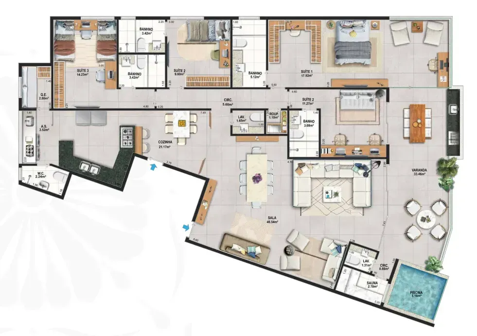 PLANTA 216m²
