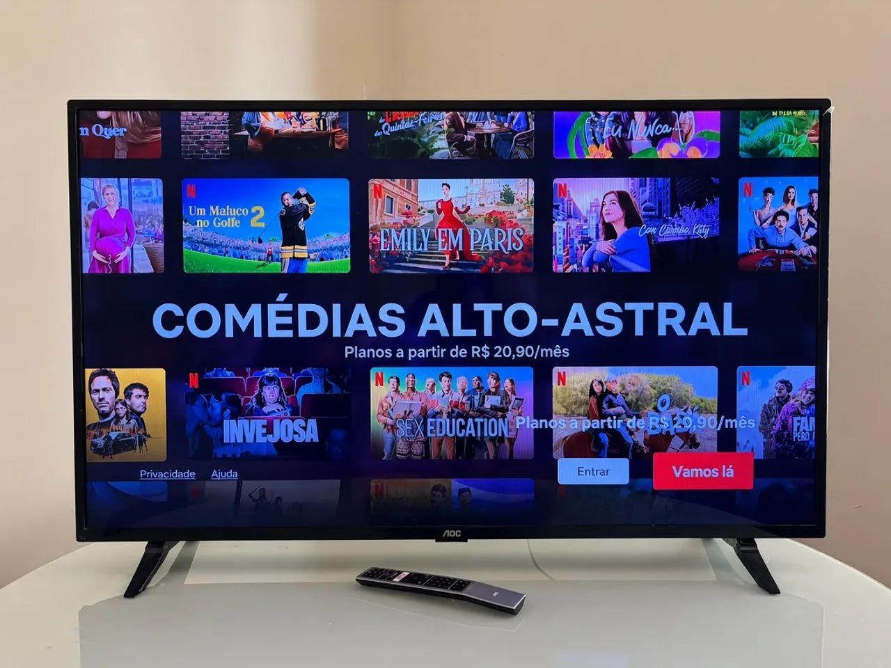 Smart tv Aoc 43 polegadas impecável  - Foto 3
