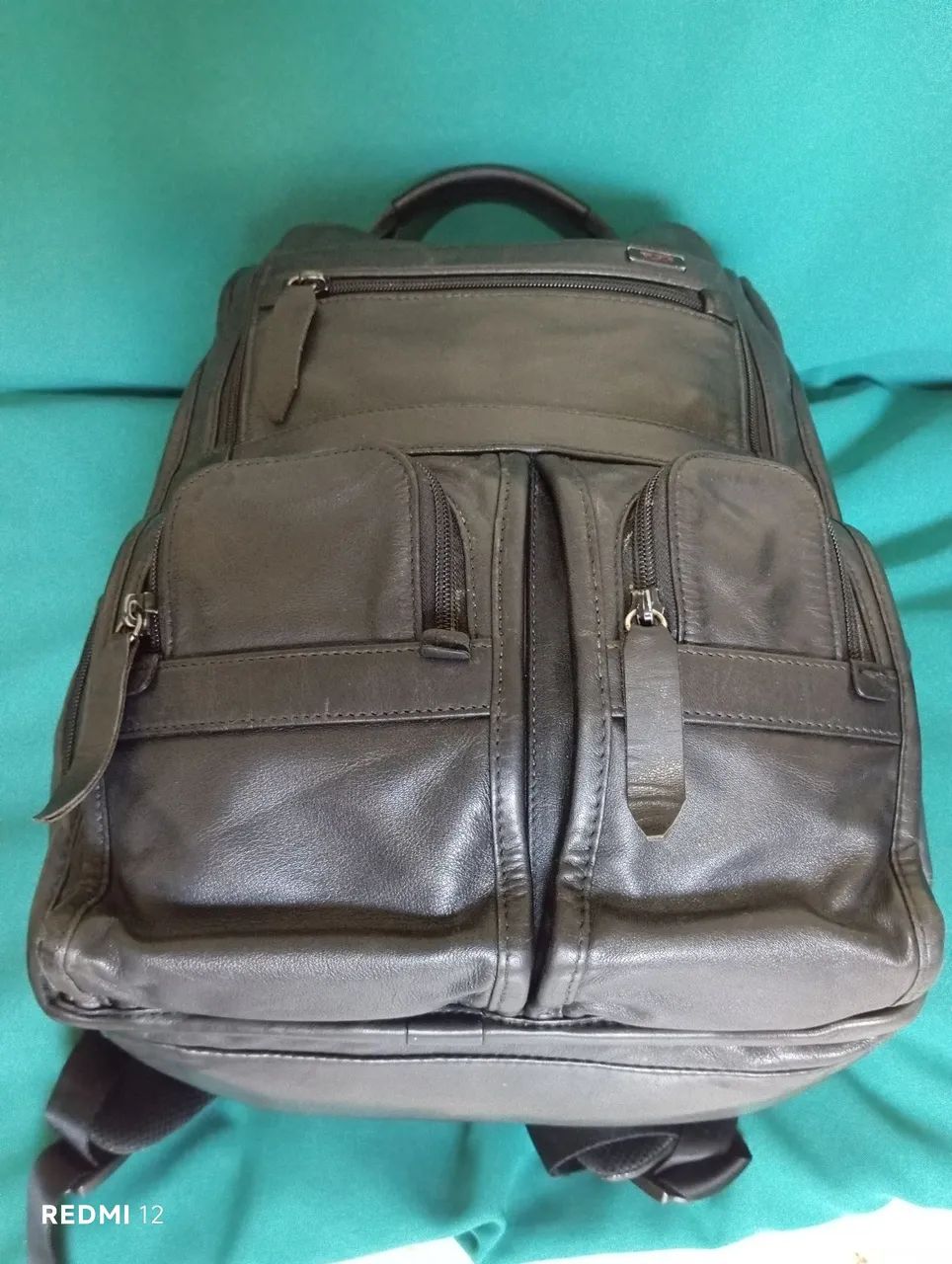 Mochila Tumi de couro legítimo original  - Foto 4