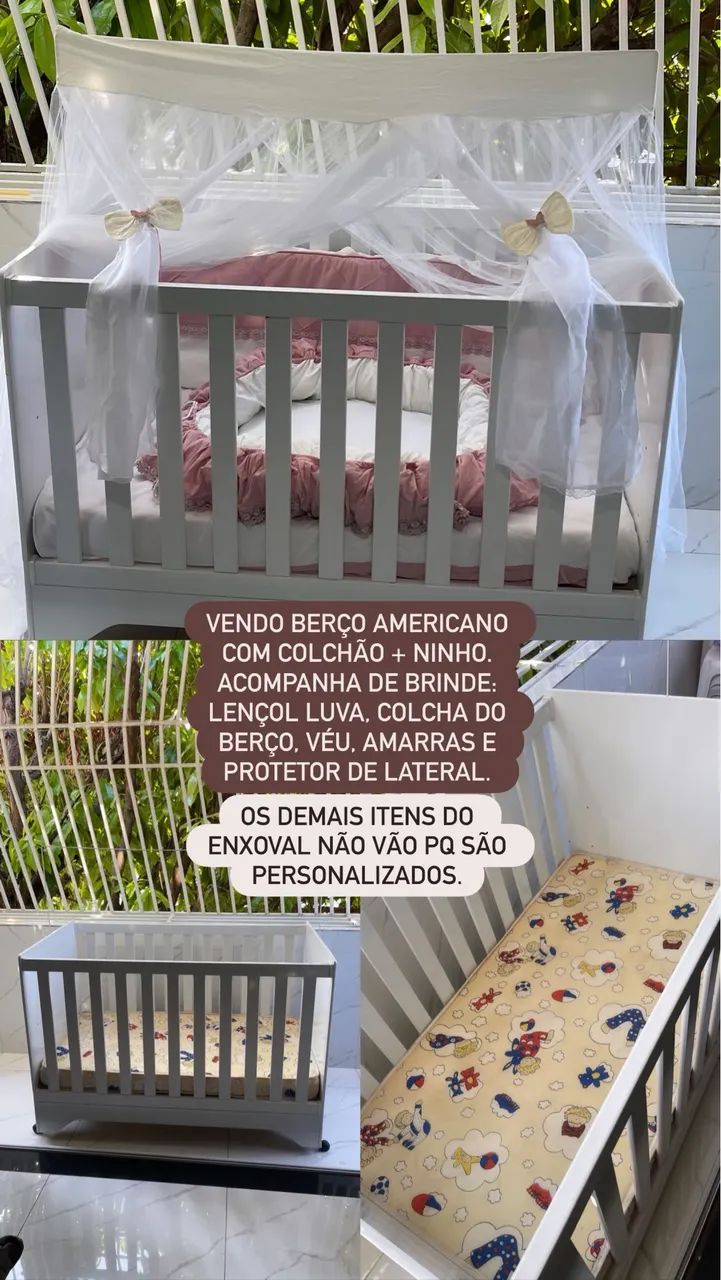 Berço Americano + Ninho - Foto 3