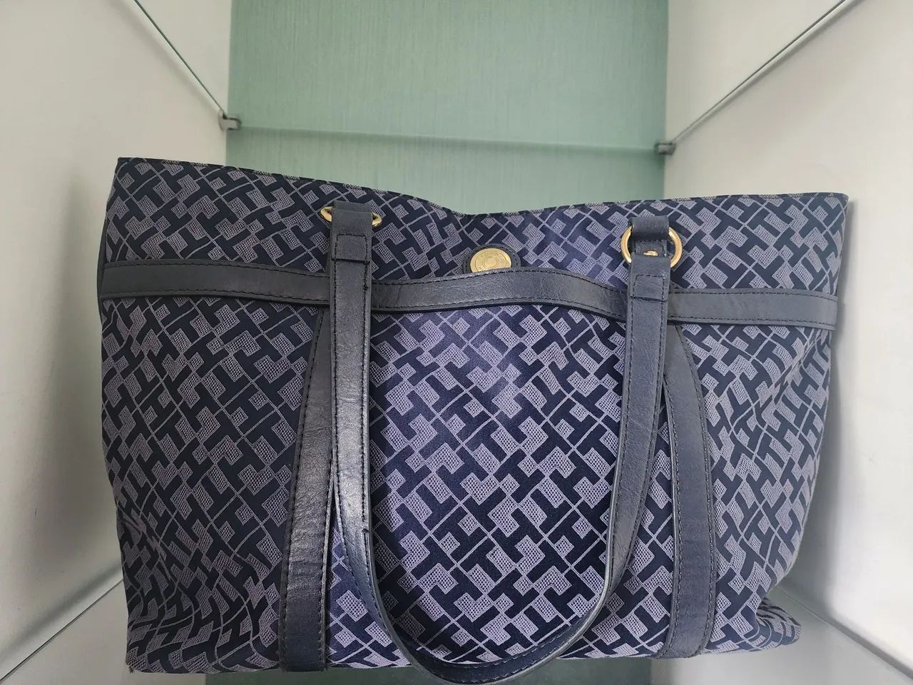 Bolsa tote Tommy Hilfiger azul