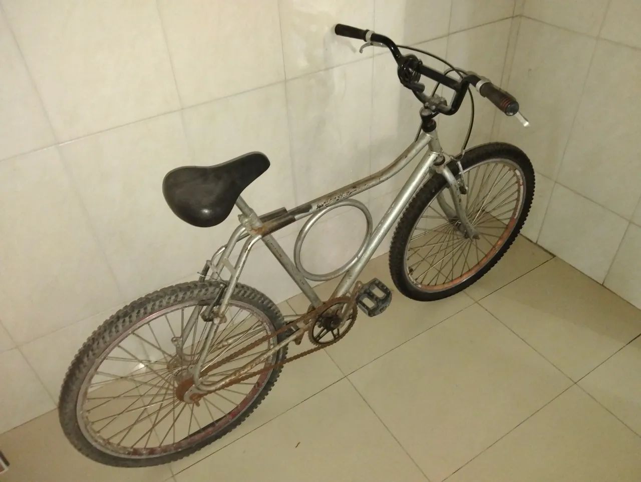 Bicicleta Monark, Prateada 