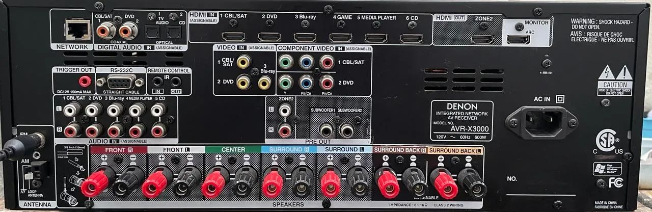 Receiver Denon X3000 - Foto 4