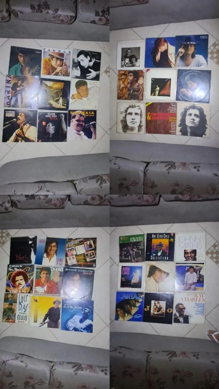 Lote 45 discos de vinil 
