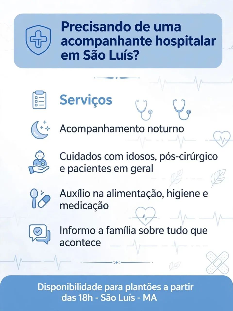 Acompanhamento hospitalar