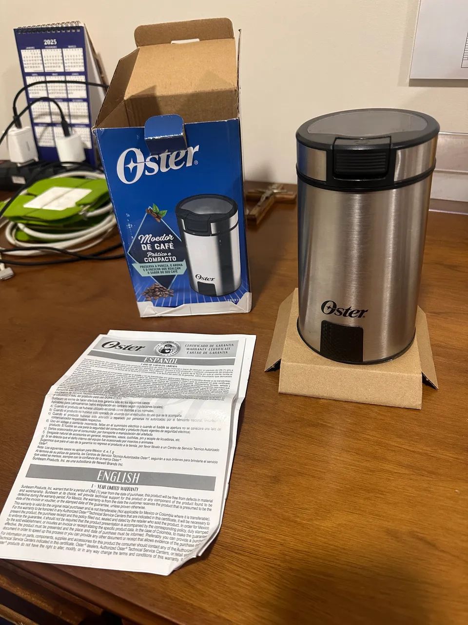 Moedor de café elétrico oster 