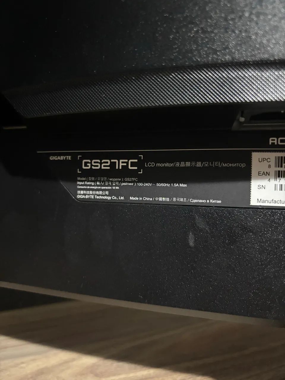 Monitor gigabyte 27 polegadas 180hz Curvo  - Foto 3