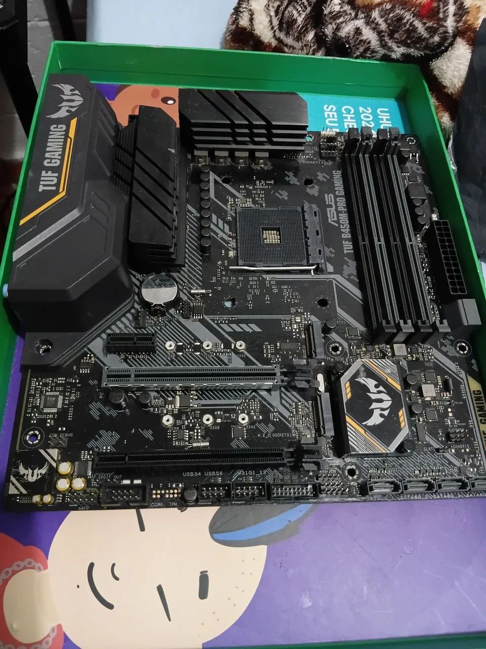 5 Ryzen AMD Processador - Hardware Kit ITX(ジャンク品) Gaming 3600＋B450 5 Ryzen AMD 5600G Asus Placa-mãe + CPU